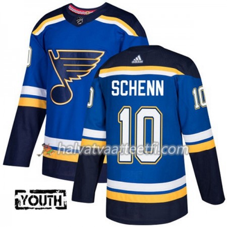 Lasten NHL St. Louis Blues Pelipaita Brayden Schenn 10 Adidas 2017-2018 Sininen Authentic